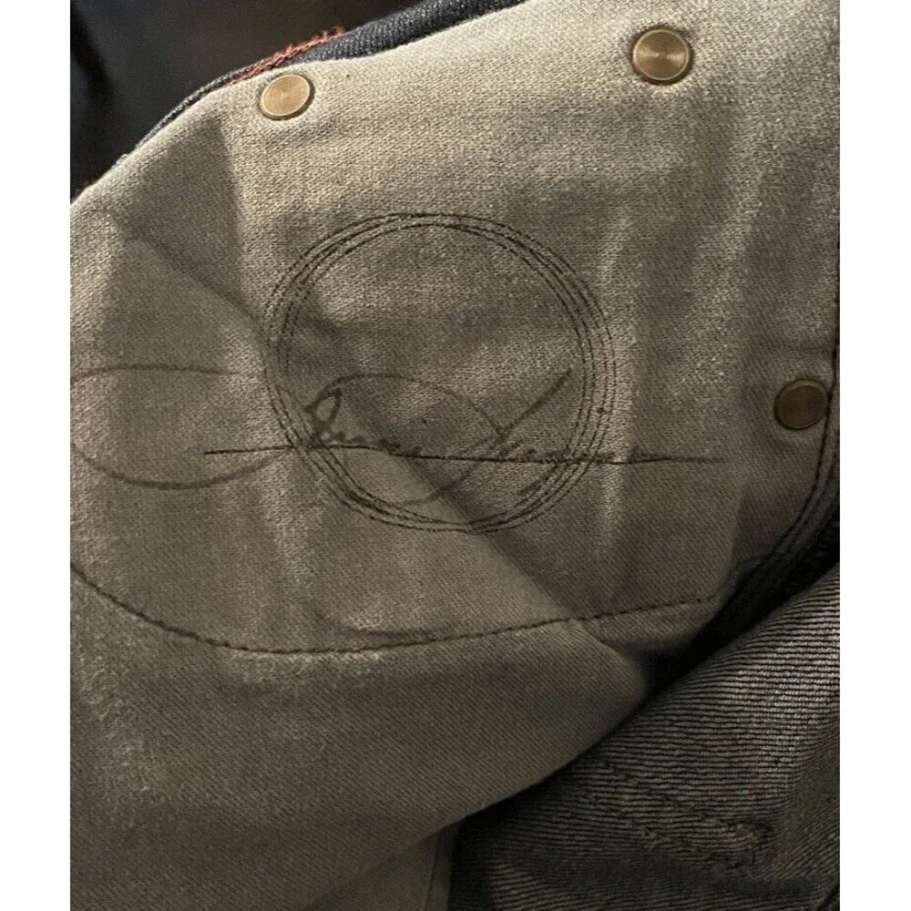 Raleigh Denim Jones Jeans Mens 32 x 30 Blue Slim Straight Fit Handcrafted Signed - Picture 7 of 12